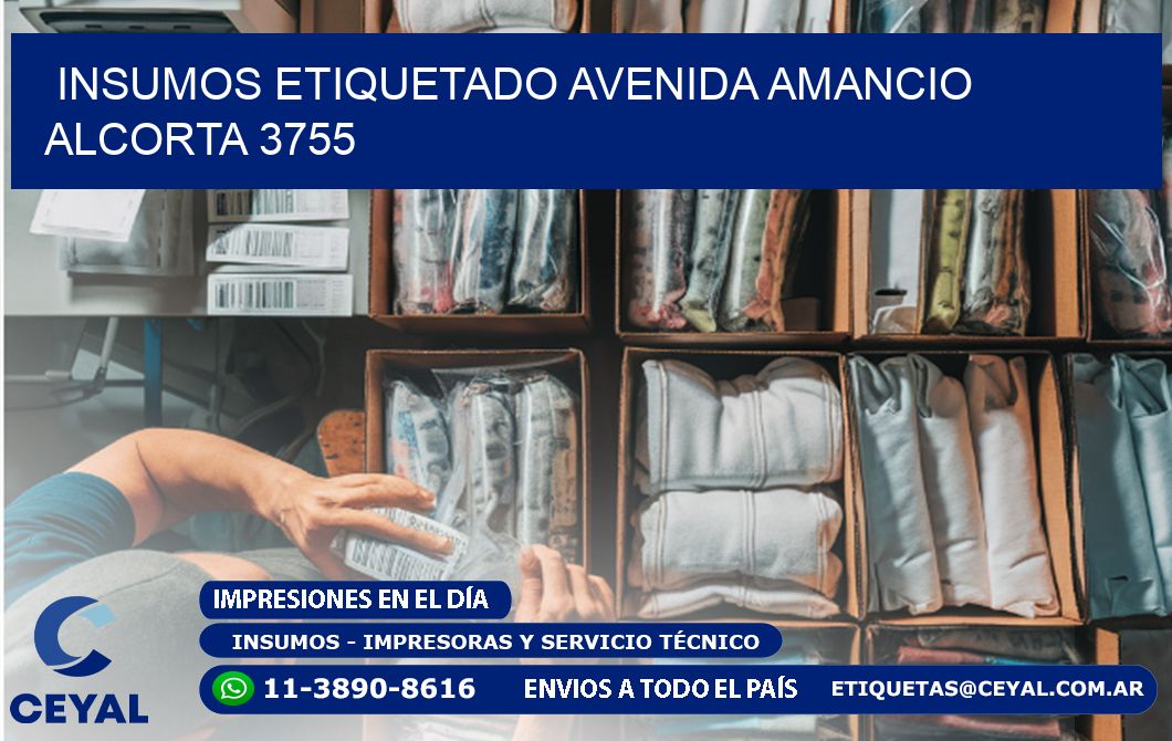INSUMOS ETIQUETADO Avenida Amancio Alcorta 3755