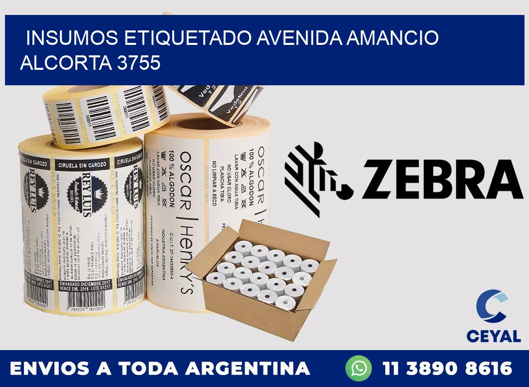 INSUMOS ETIQUETADO Avenida Amancio Alcorta 3755