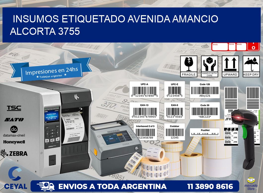 INSUMOS ETIQUETADO Avenida Amancio Alcorta 3755