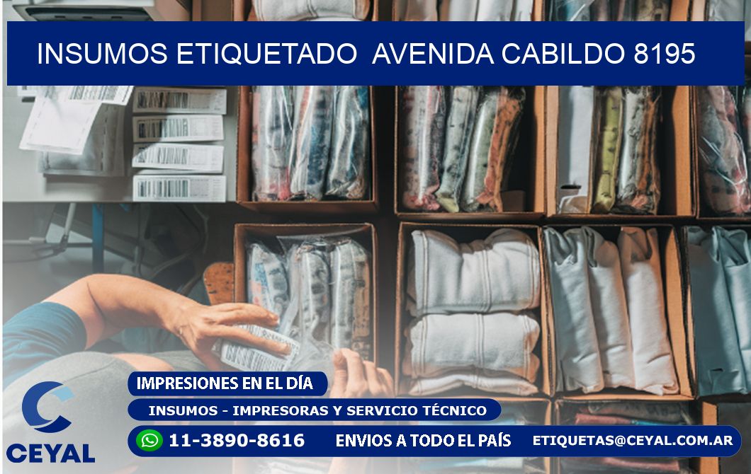 INSUMOS ETIQUETADO Avenida Cabildo 8195