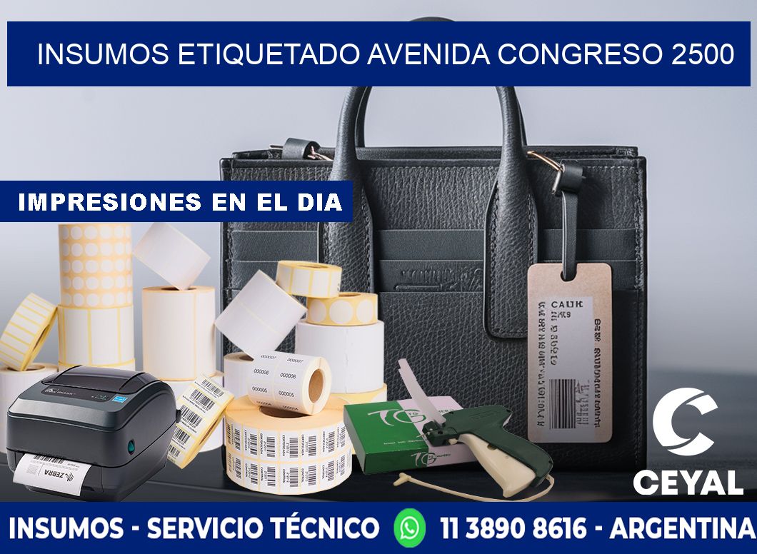 INSUMOS ETIQUETADO Avenida Congreso 2500