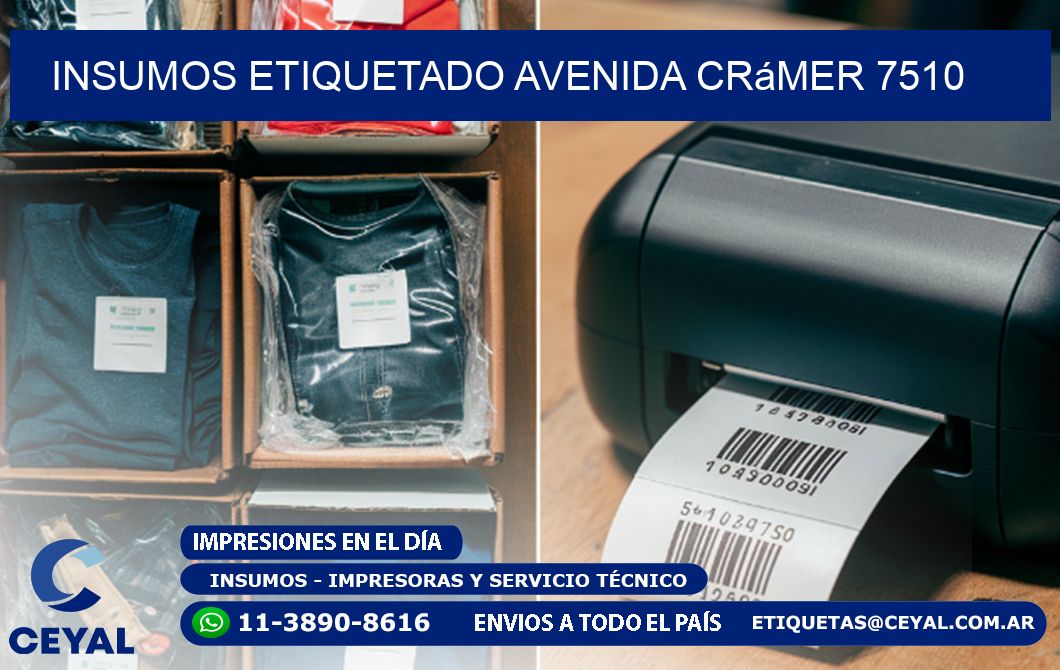 INSUMOS ETIQUETADO Avenida Crámer 7510