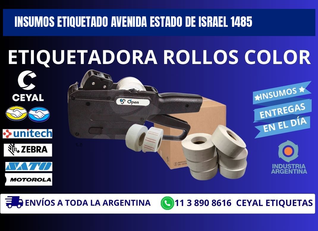 INSUMOS ETIQUETADO Avenida Estado de Israel 1485
