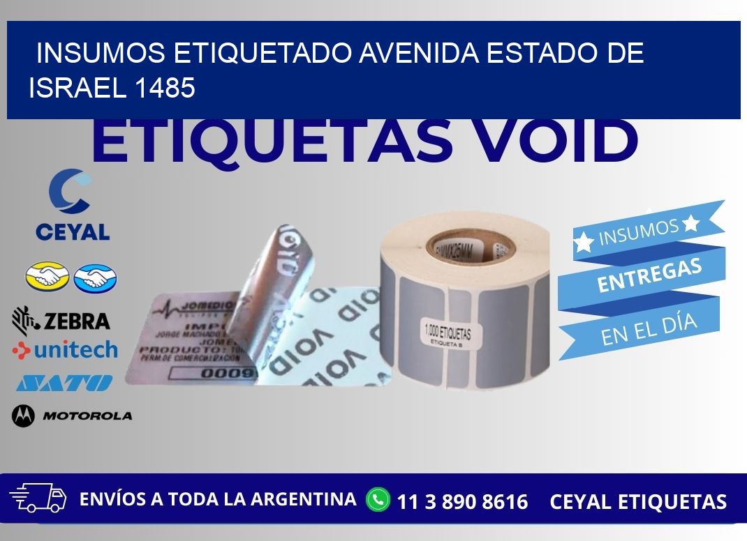 INSUMOS ETIQUETADO Avenida Estado de Israel 1485
