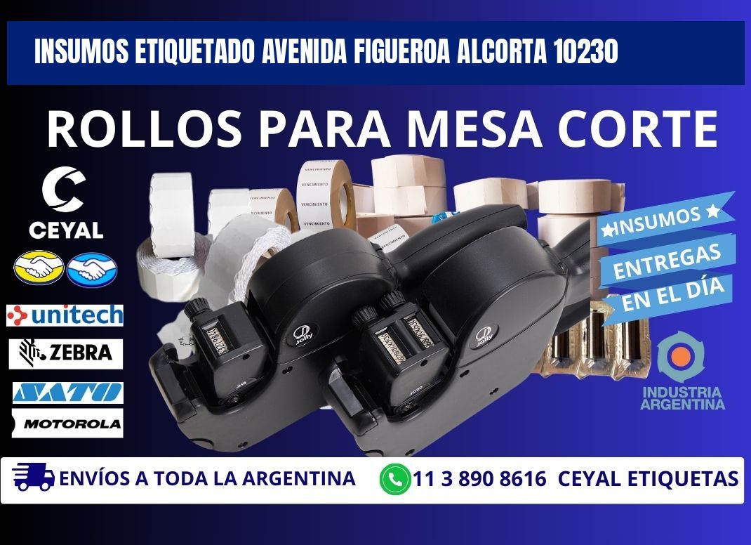 INSUMOS ETIQUETADO Avenida Figueroa Alcorta 10230