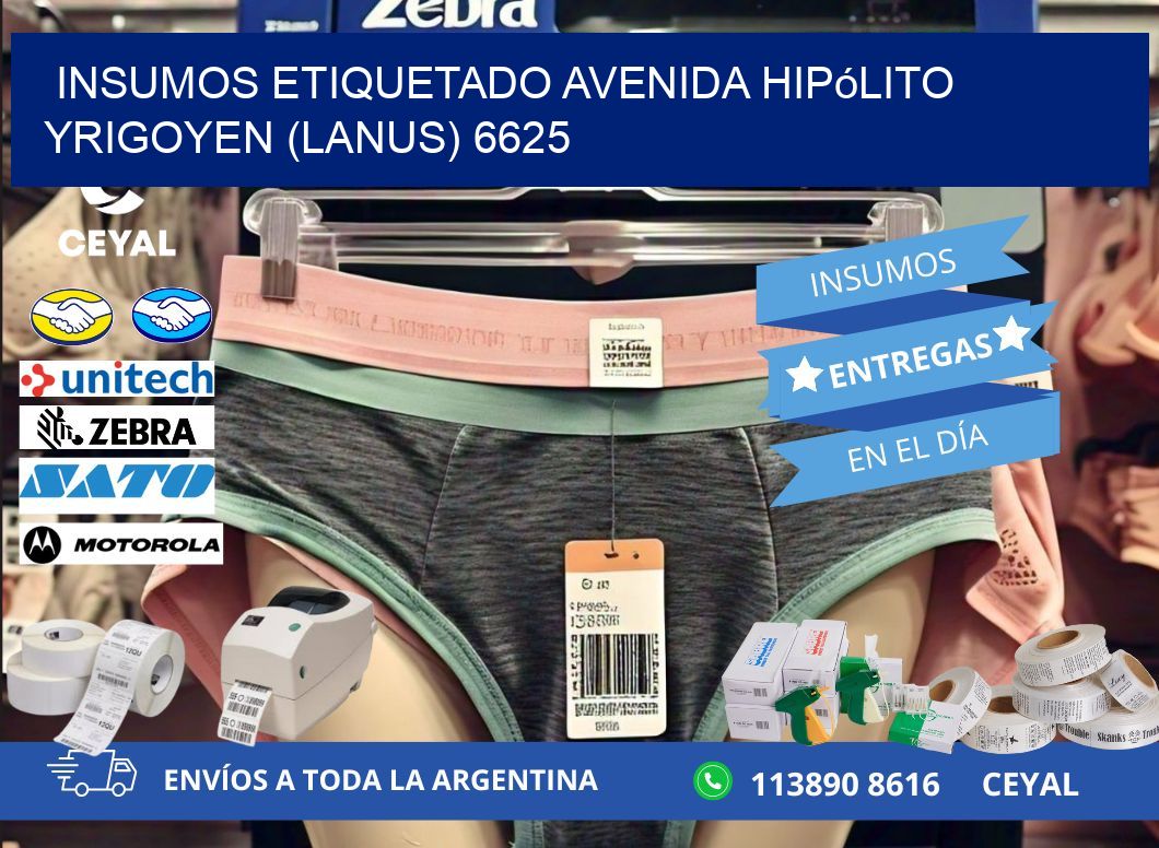INSUMOS ETIQUETADO Avenida Hipólito Yrigoyen (lanus) 6625