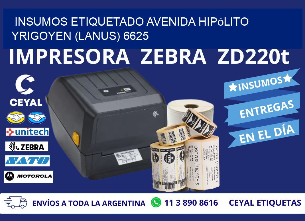 INSUMOS ETIQUETADO Avenida Hipólito Yrigoyen (lanus) 6625