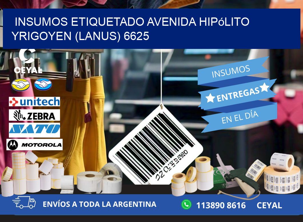 INSUMOS ETIQUETADO Avenida Hipólito Yrigoyen (lanus) 6625