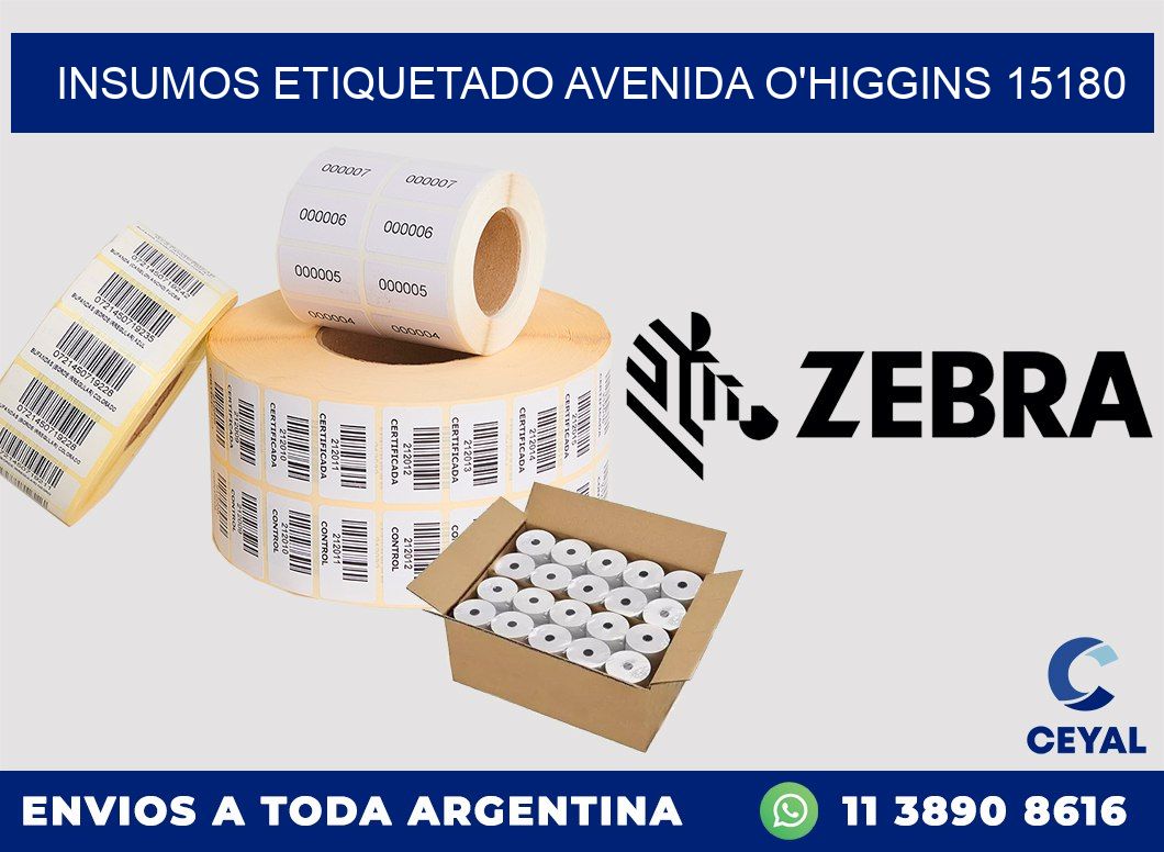INSUMOS ETIQUETADO Avenida O'Higgins 15180