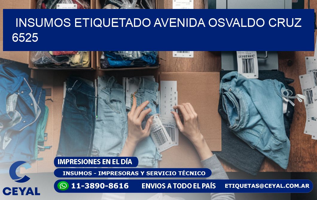INSUMOS ETIQUETADO Avenida Osvaldo Cruz 6525