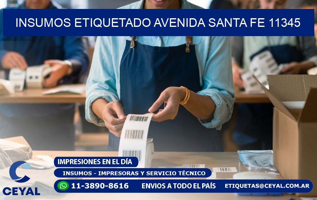 INSUMOS ETIQUETADO Avenida Santa Fe 11345