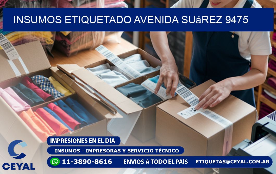 INSUMOS ETIQUETADO Avenida Suárez 9475