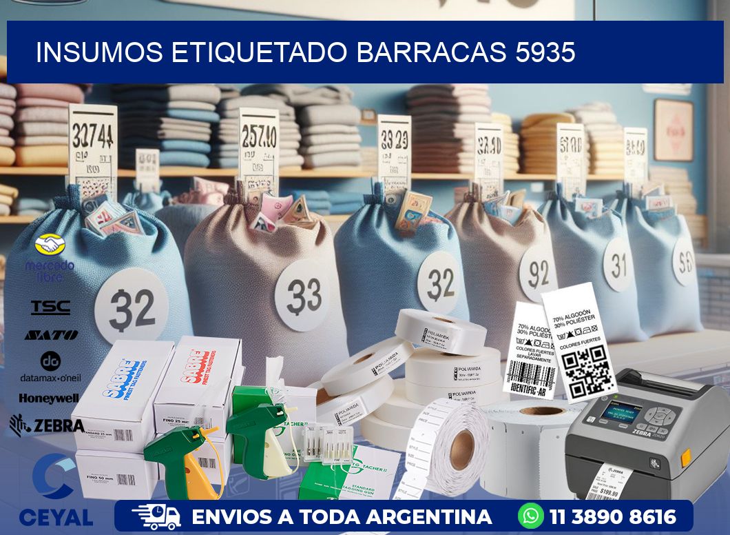 INSUMOS ETIQUETADO Barracas 5935
