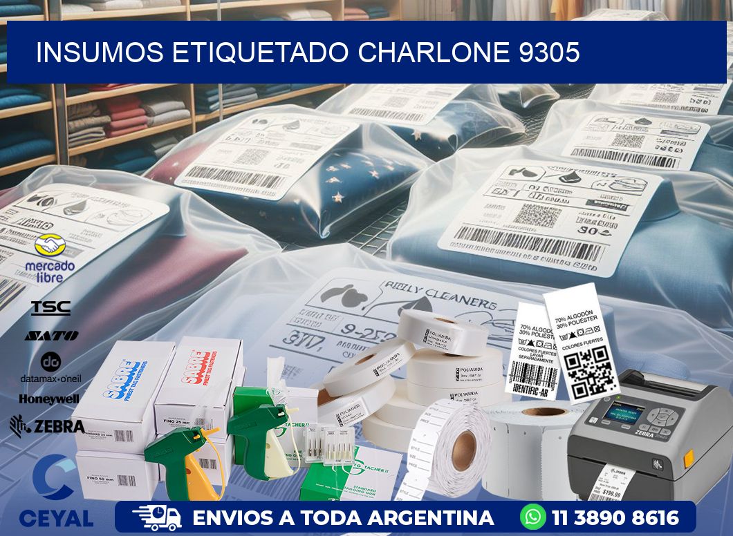 INSUMOS ETIQUETADO Charlone 9305
