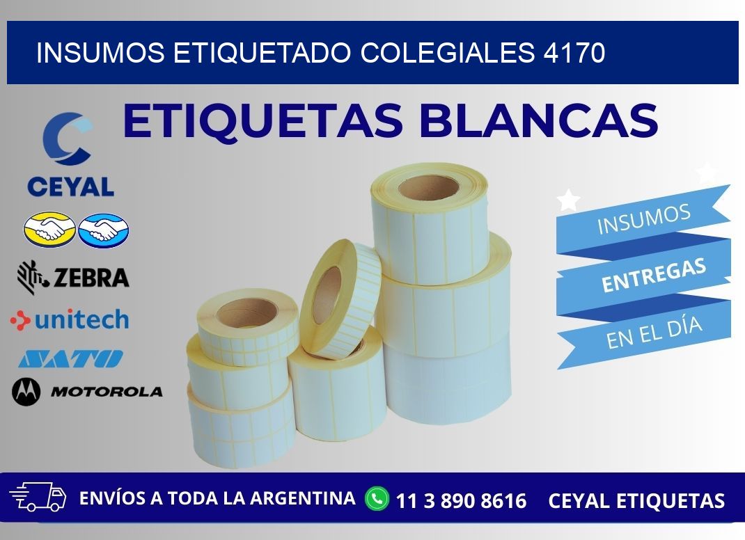 INSUMOS ETIQUETADO Colegiales 4170