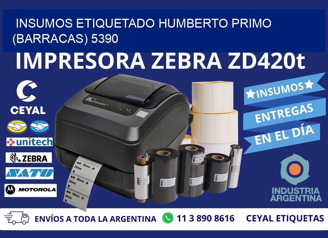 INSUMOS ETIQUETADO Humberto Primo (Barracas) 5390