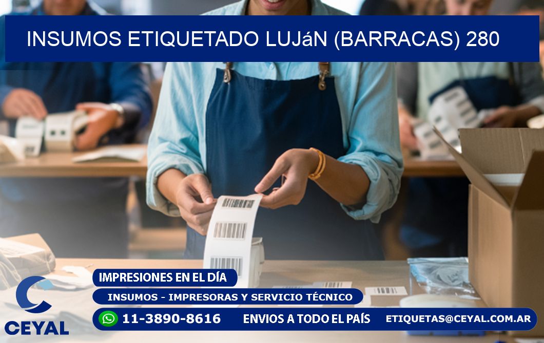 INSUMOS ETIQUETADO Luján (Barracas) 280