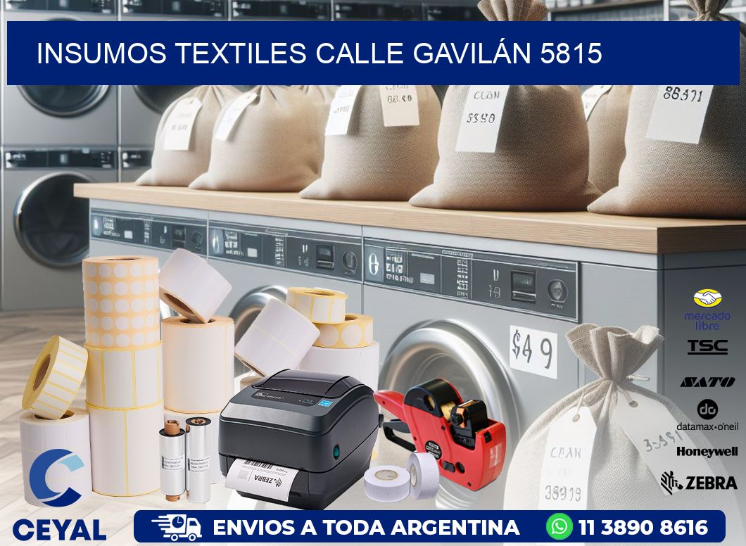 INSUMOS TEXTILES CALLE GAVILÁN 5815