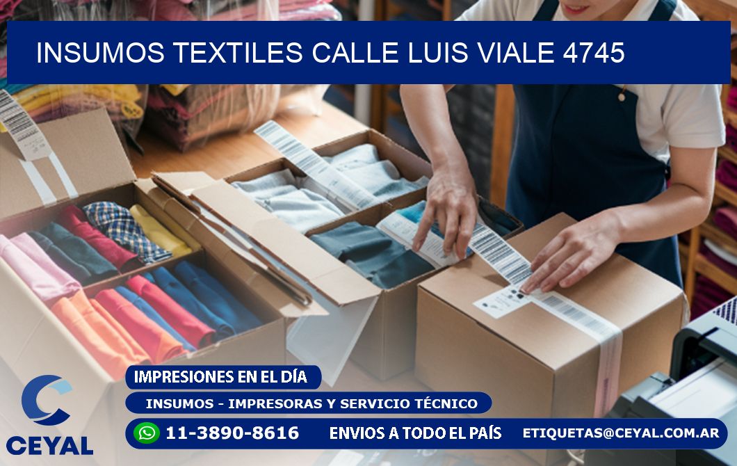 INSUMOS TEXTILES CALLE LUIS VIALE 4745