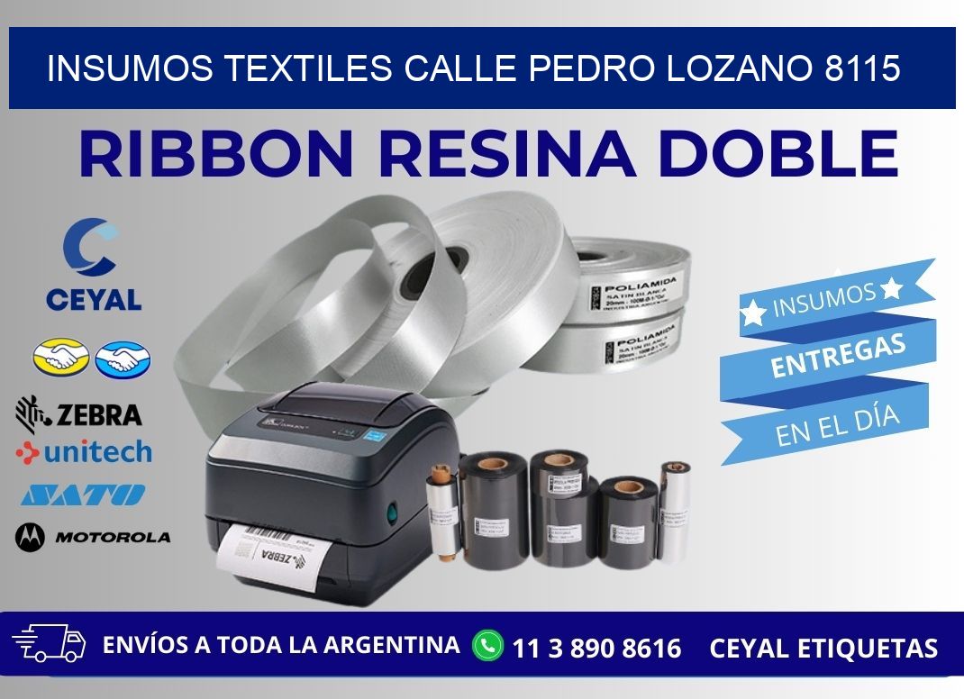INSUMOS TEXTILES CALLE PEDRO LOZANO 8115