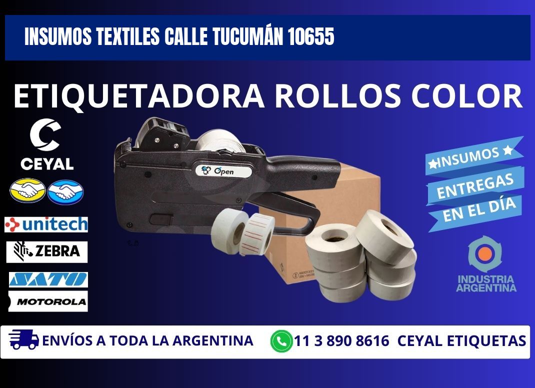 INSUMOS TEXTILES CALLE TUCUMÁN 10655
