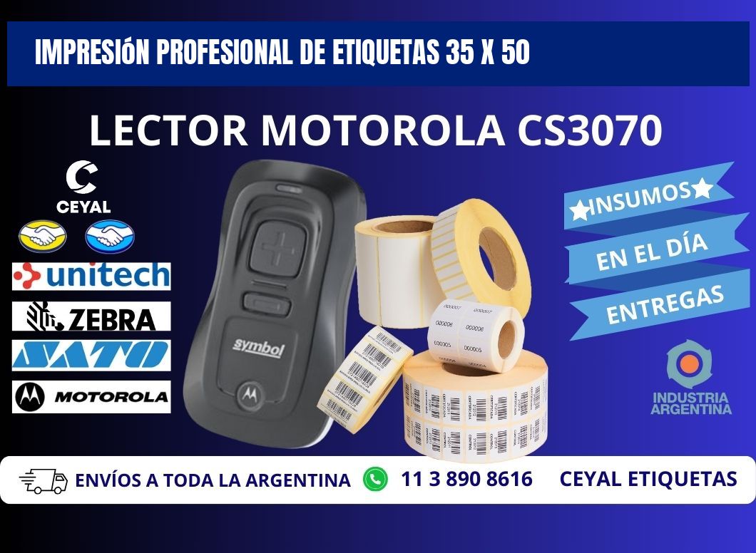 Impresión Profesional de Etiquetas 35 x 50