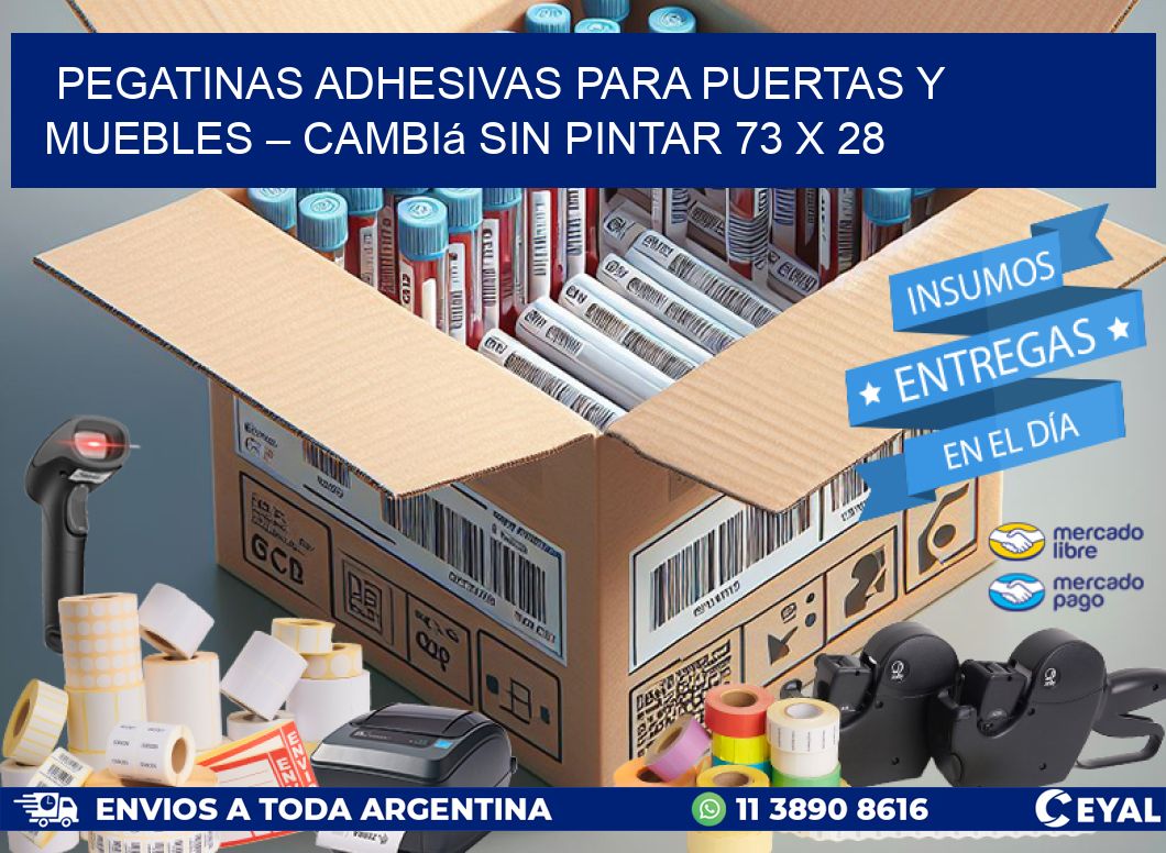 Pegatinas Adhesivas para Puertas y Muebles – Cambiá sin Pintar 73 x 28