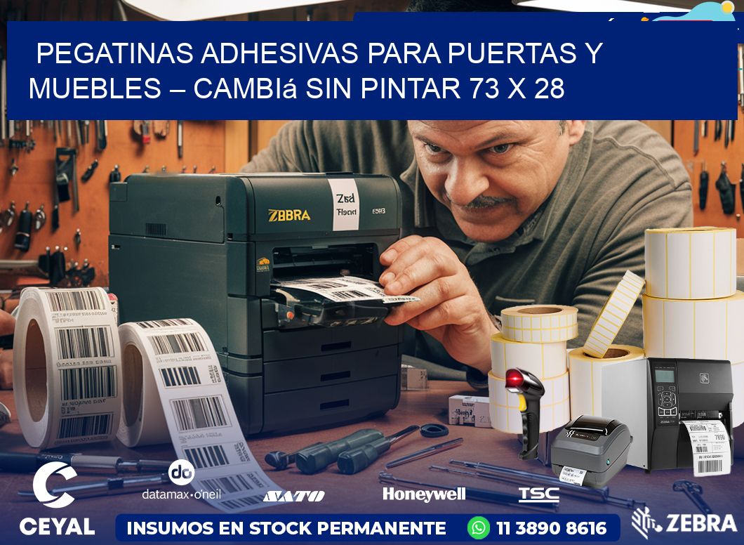 Pegatinas Adhesivas para Puertas y Muebles – Cambiá sin Pintar 73 x 28