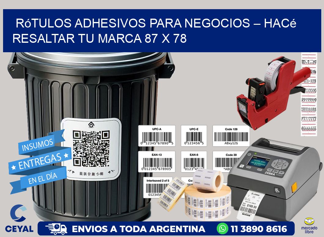 Rótulos Adhesivos para Negocios – Hacé Resaltar Tu Marca 87 x 78