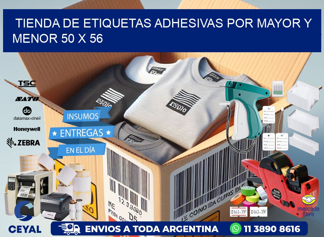 Tienda de Etiquetas Adhesivas por Mayor y Menor 50 x 56