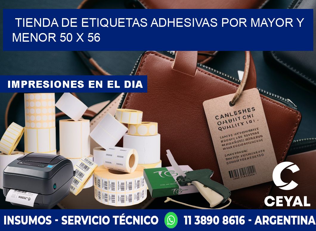 Tienda de Etiquetas Adhesivas por Mayor y Menor 50 x 56