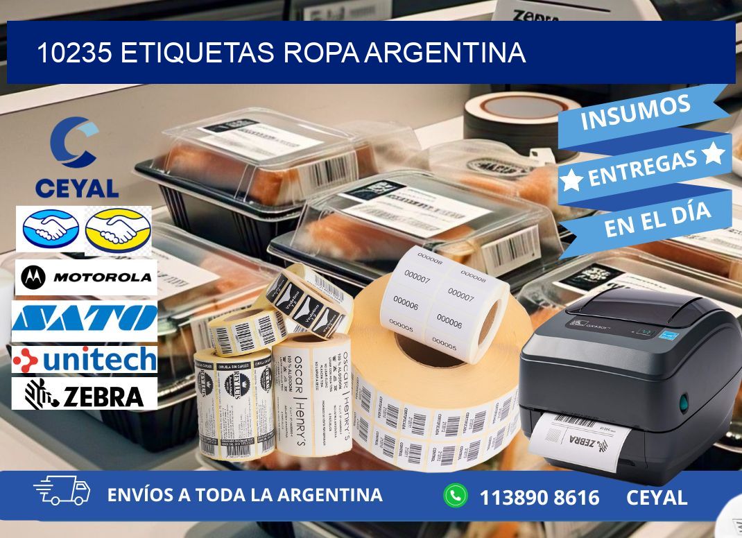 10235 ETIQUETAS ROPA ARGENTINA