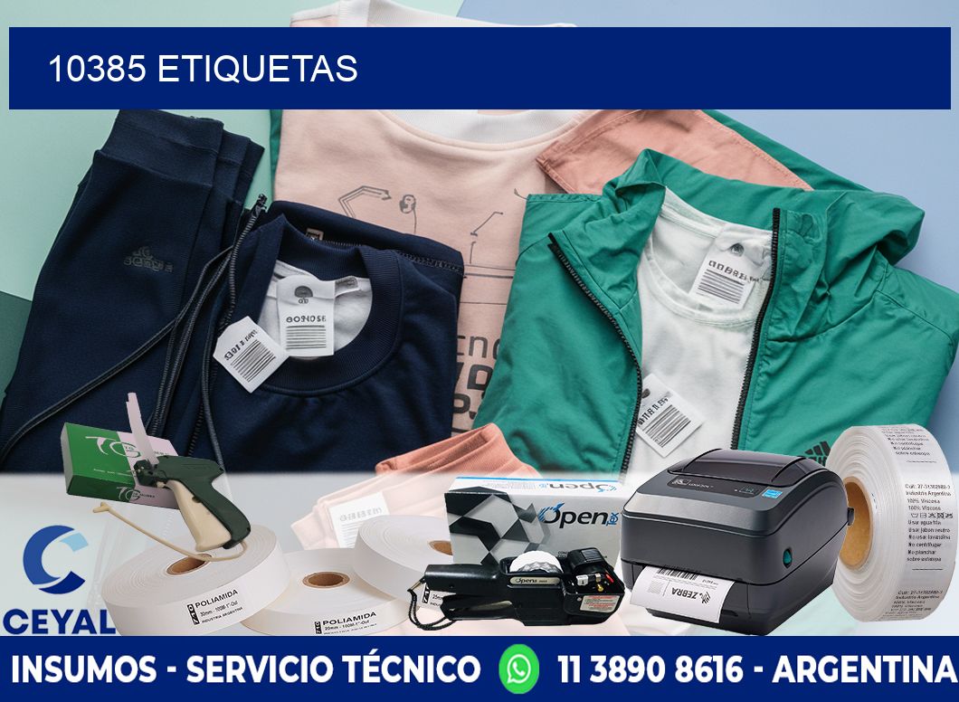 10385 ETIQUETAS