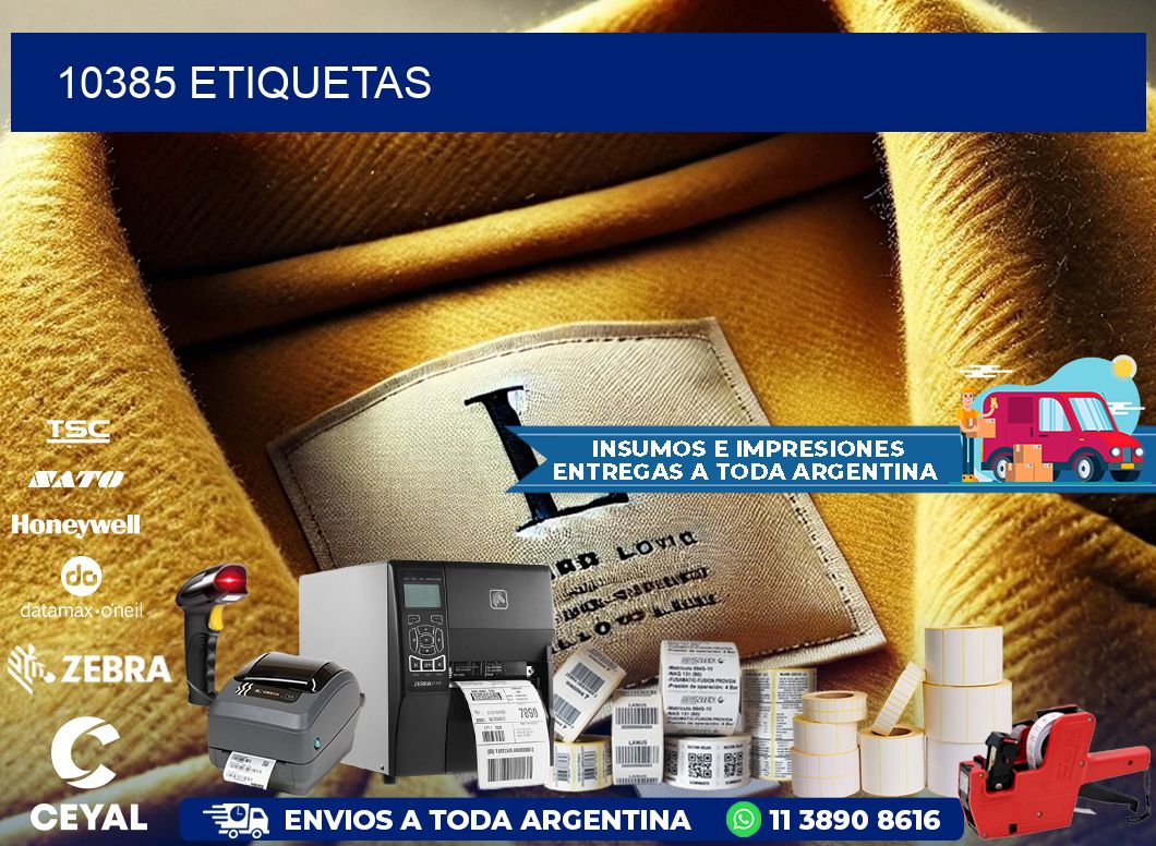 10385 ETIQUETAS