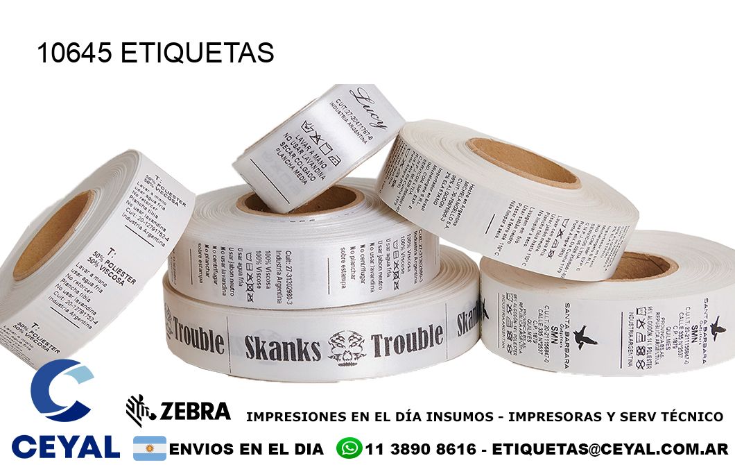 10645 ETIQUETAS