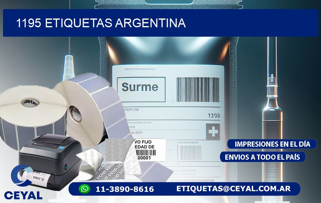 1195 ETIQUETAS ARGENTINA