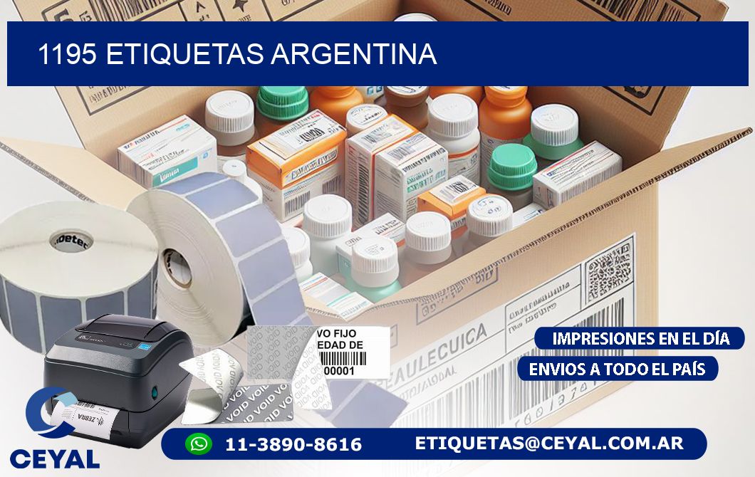 1195 ETIQUETAS ARGENTINA