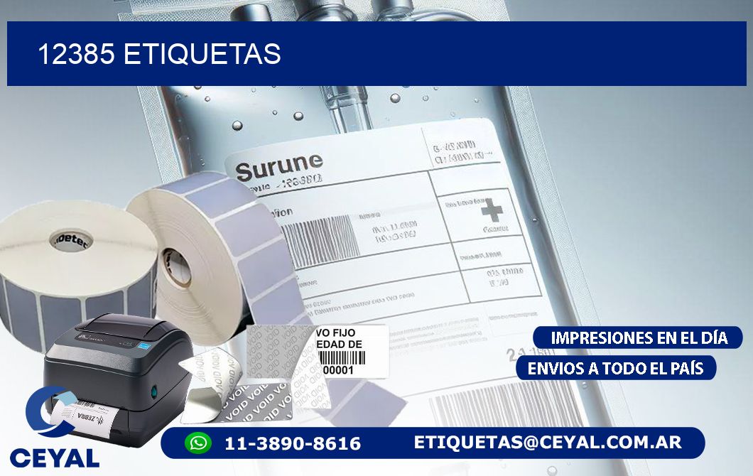 12385 ETIQUETAS