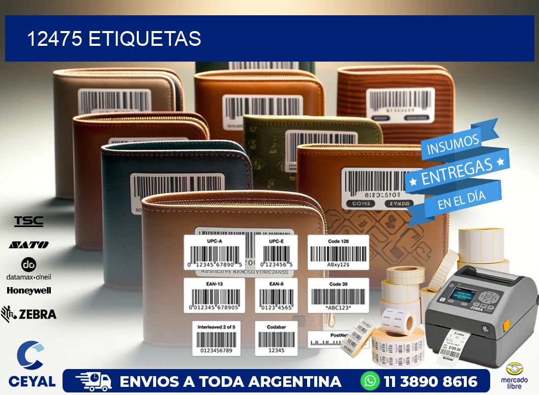12475 ETIQUETAS