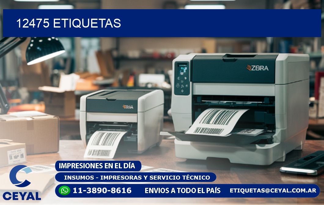 12475 ETIQUETAS