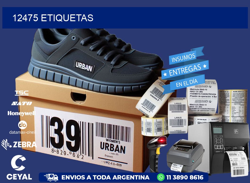 12475 ETIQUETAS