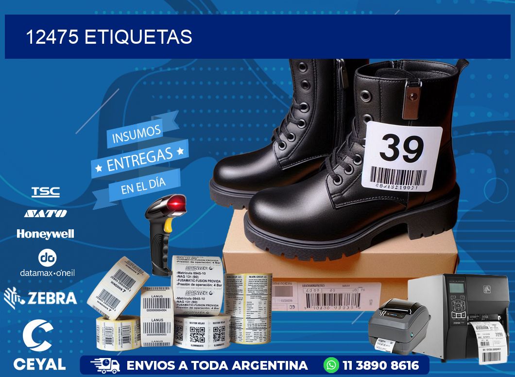 12475 ETIQUETAS