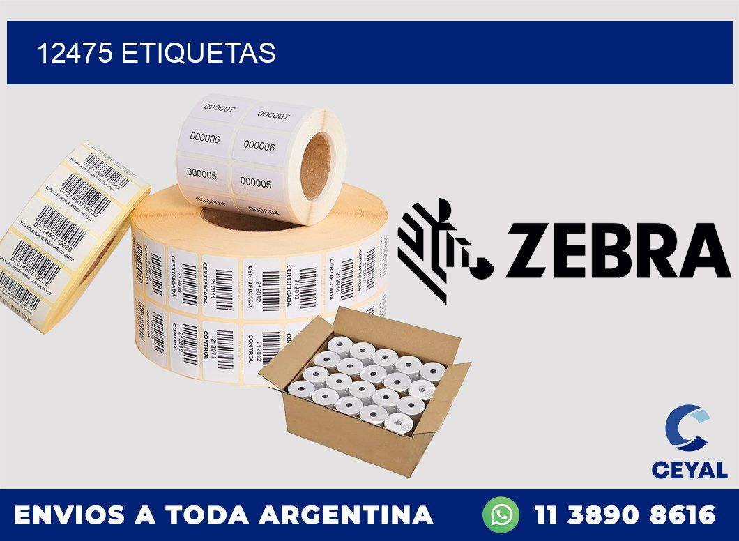 12475 ETIQUETAS