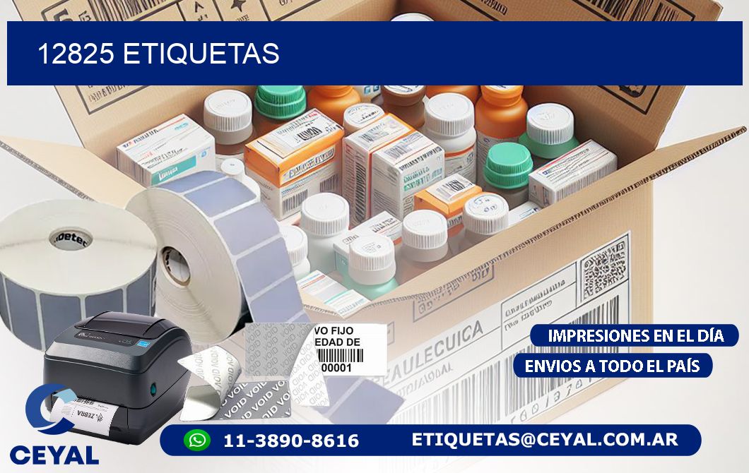 12825 ETIQUETAS