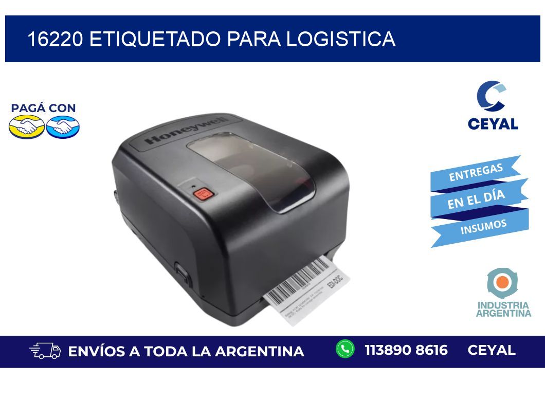16220 ETIQUETADO PARA LOGISTICA