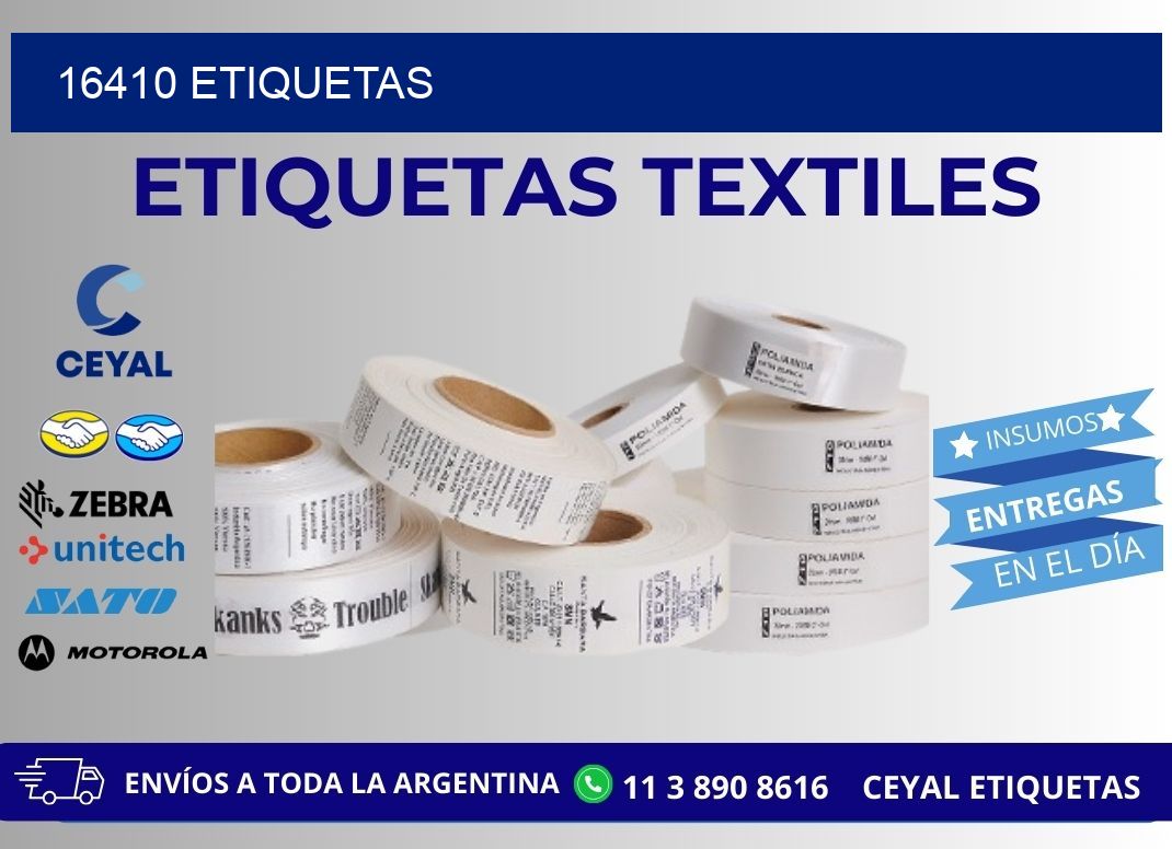 16410 ETIQUETAS