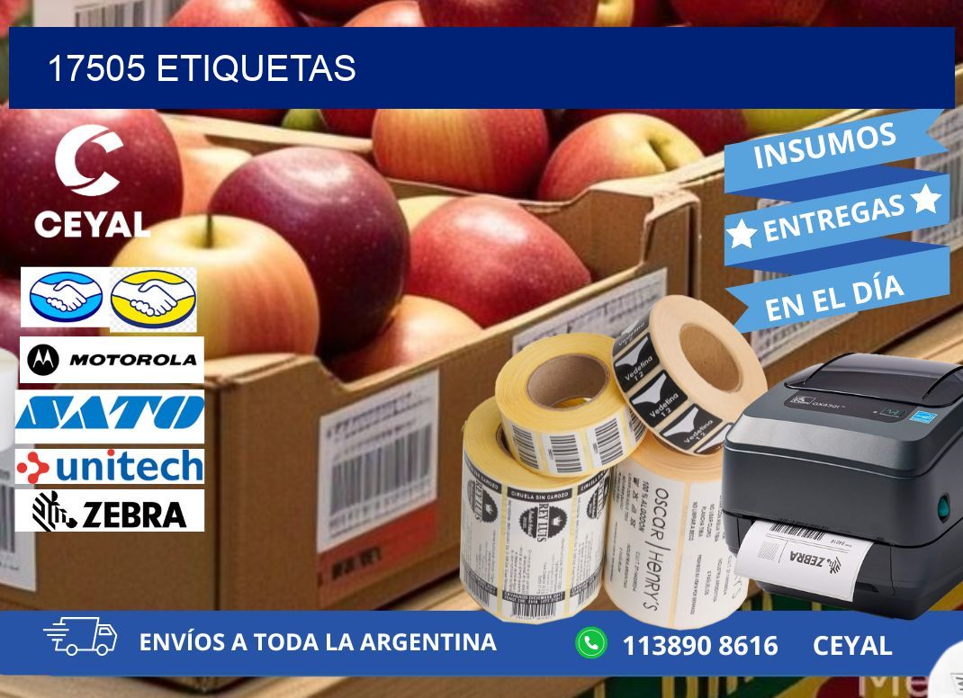 17505 ETIQUETAS