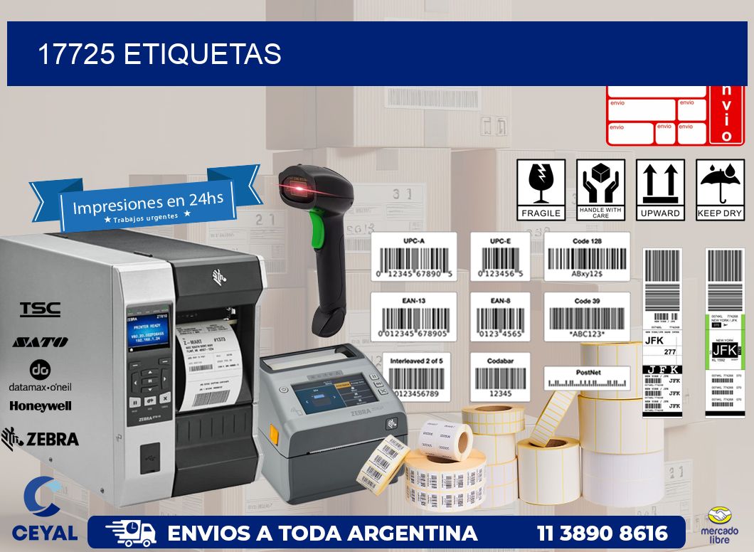 17725 ETIQUETAS