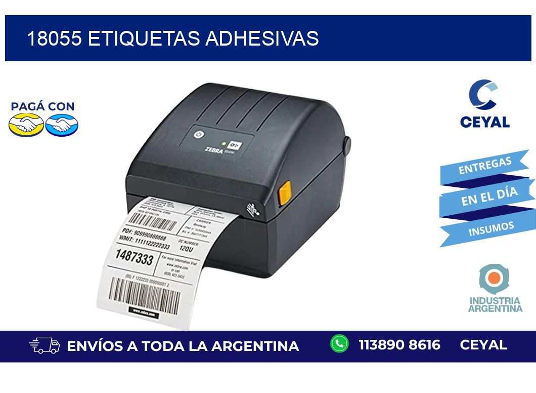 18055 ETIQUETAS ADHESIVAS