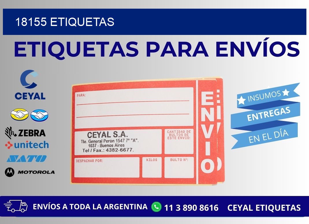 18155 ETIQUETAS